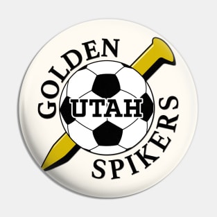 Defunct Utah Golden Spikers Soccer Pin