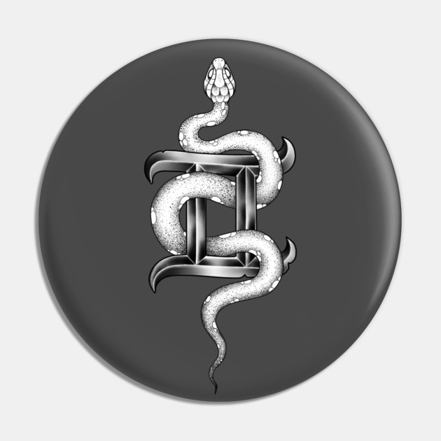 Gemini sign with snake - Snake - Pin | TeePublic Gemini sign with snake - Snake - Pin | TeePublic
