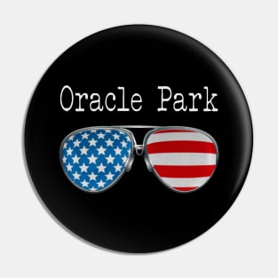 AMERICA PILOT GLASSES ORACLE PARK Pin