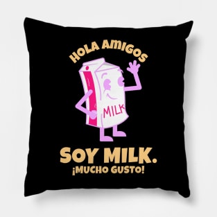 Funny Spanish Soy Milk Pillow