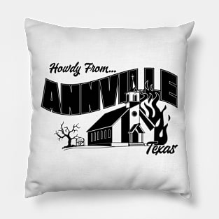 ANNVILLE - PREACHER (BLACK) Pillow