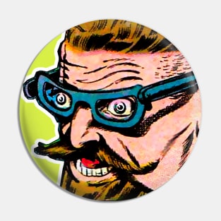 man in blue glasses Pin