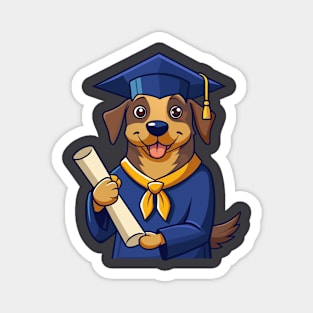 Doggo Graduation Magnet