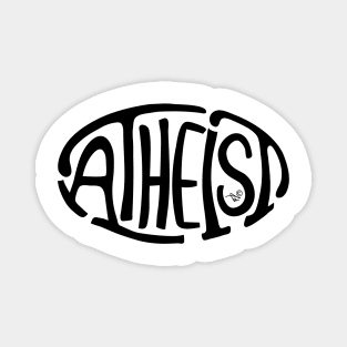 Atheist Oval by Tai's Tees Magnet