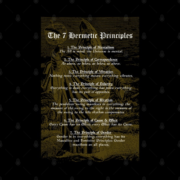 The 7 Hermetic Principles - Greek and Egyptian Philosophy (Hermes Trismegistus) by Occult Designs