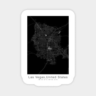 las vegas map print poster tshirt Magnet