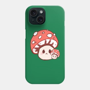 Mini mushroom family Phone Case