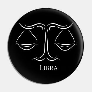 LIBRA - The Scales of Justice Pin