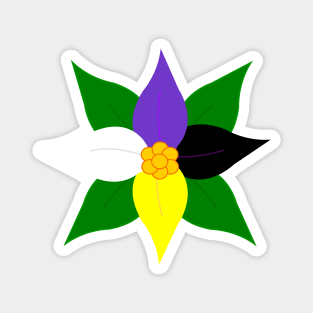 Pride Poinsettia Magnet