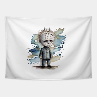 Cute Horror Icon Pinhead Tapestry