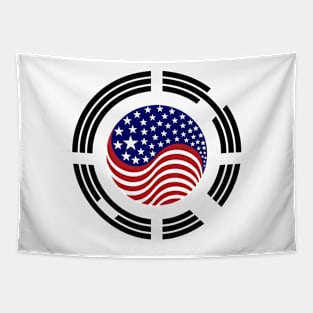 Korean American Multinational Patriot Flag Series Tapestry