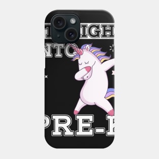 Straight Outta Pre-k Unicorn Back To School Gift Phone Case