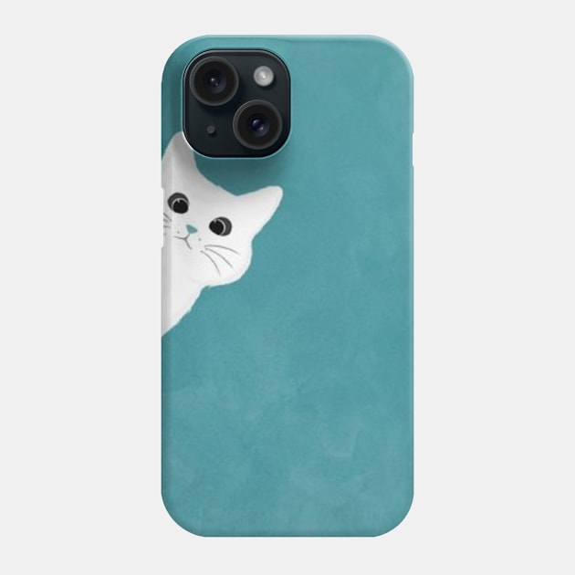 White Kitty Sweet Case Phone For Your Style Phone Case by ARIMAID