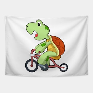 Turtle with Bicycle Tapestry
