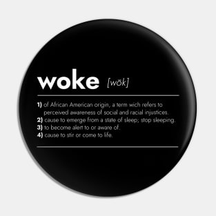 Woke definition meaning dictionary style Pin