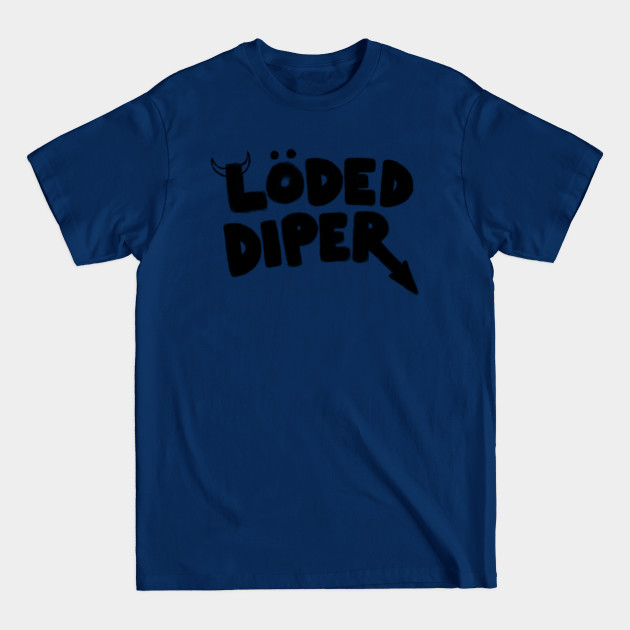 Loded diaper oil pastel black - Band - T-Shirt