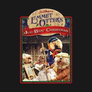 Funny Emmet Otters Jug Band Christmas Vintage T-Shirt