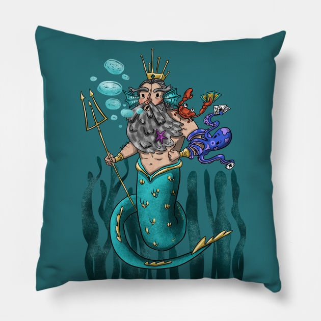 Poseidon Pillow by dilemserbest