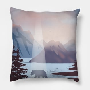 Bear by the Lake Pillow