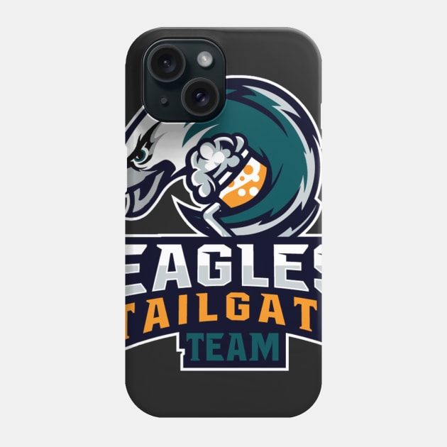 Eagles Tailgate Team Official Tee Phone Case by Tailgate Team Tees