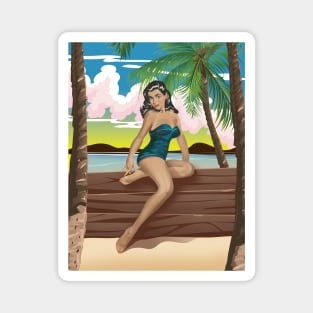 Tropical Travel Magnet