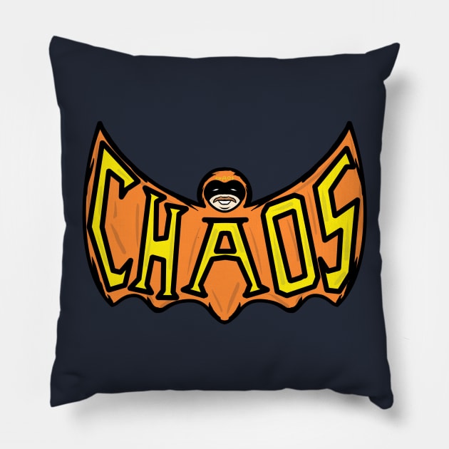 Captain Chaos! Pillow by Sbrown1521