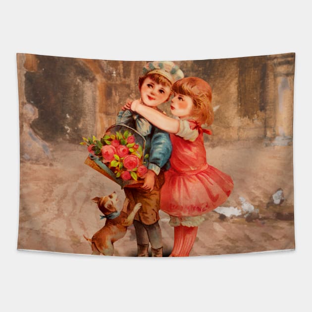 Vintage child Tapestry by PjesusArt