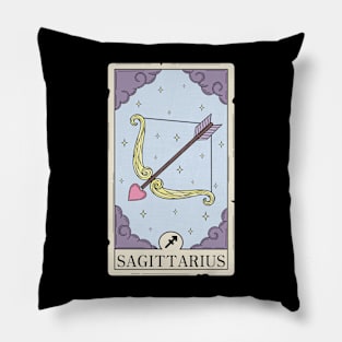 Sagittarius card Pillow