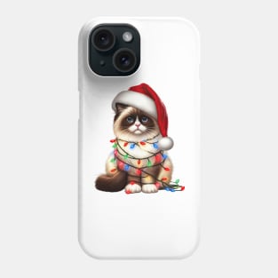 Christmas Birman Cat Phone Case