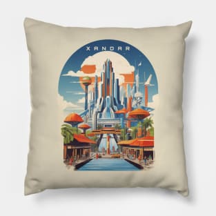 Retro Design Xandar Pillow