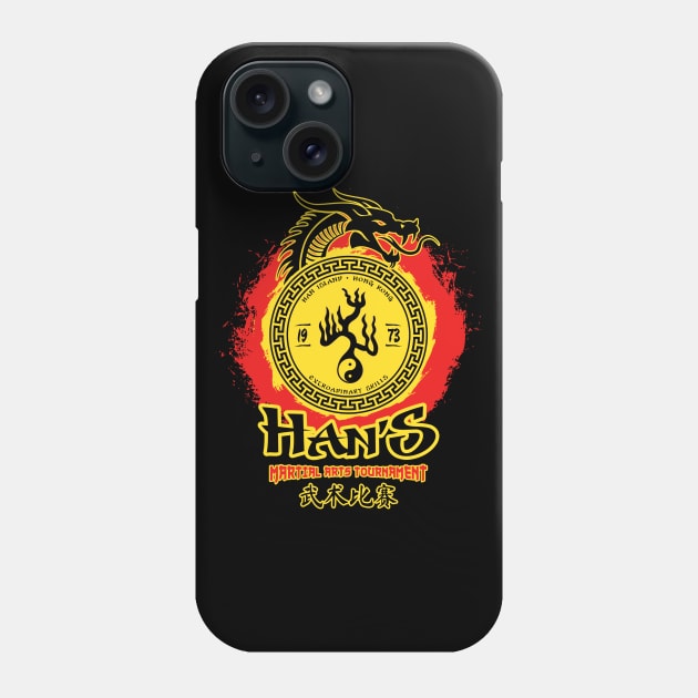 Han's Martial Arts Tournament Phone Case by NotoriousMedia