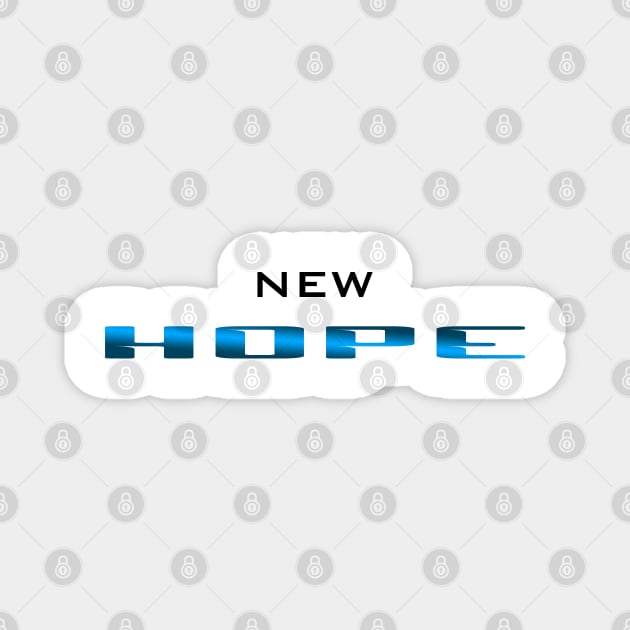 10 - NEW HOPE Magnet by SanTees