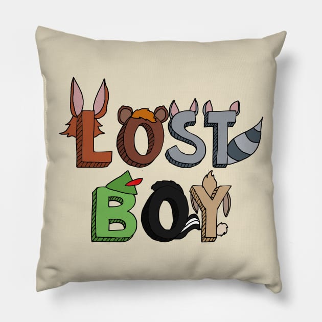 Lost Boy Pillow by TreyLemons