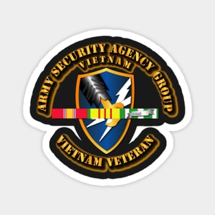 Army Security Agency Group w SVC Ribbons Magnet