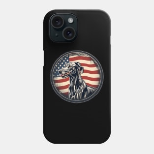 Greyhound 4th of July Phone Case