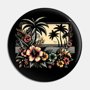 A Tropical Symphony. summer vibe on a desert island Pin