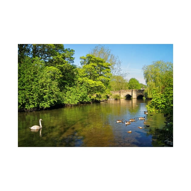 Bakewell Bridge and River Wye by galpinimages