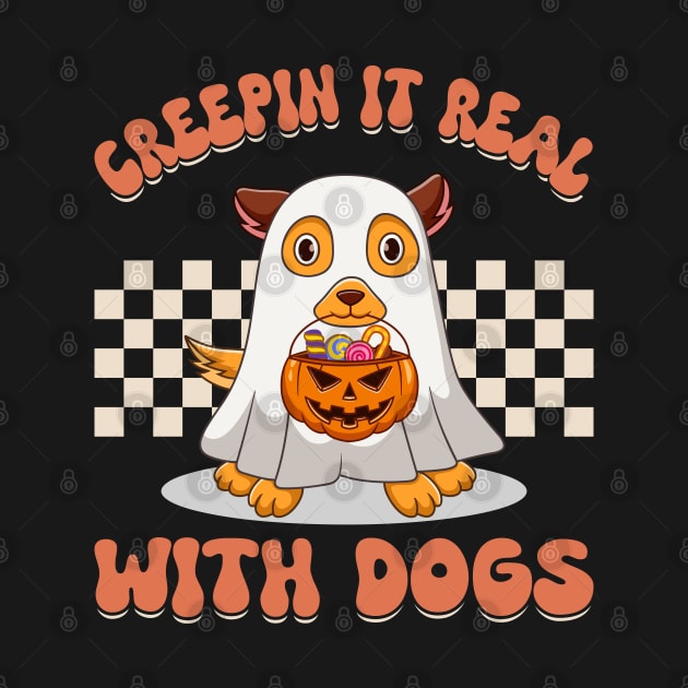 Boo-tifully Bewitched Puppy Dog Halloween by Rosemat