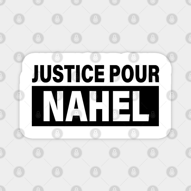 Justice Pour Nahel Magnet by CF.LAB.DESIGN