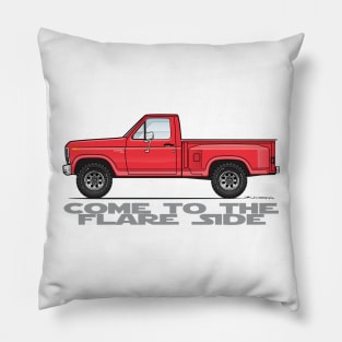 Red Flareside Pillow