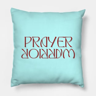 Prayer Warrior | Christian Typography Pillow