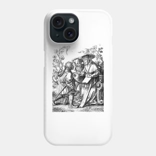 The cardinal - the Dance of Death - Hans Holbein Phone Case