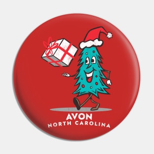 Avon, NC Vacationing Christmas Tree Pin