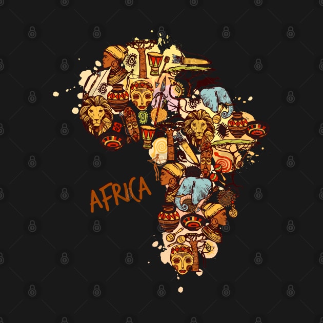 Africa Map by TambuStore