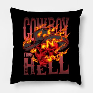 Cowboy From Hell Pillow