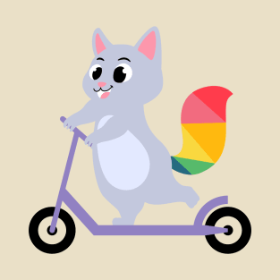 Cat Scooter T-Shirt