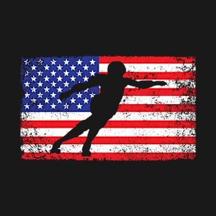 Roller Derby American Flag T-Shirt