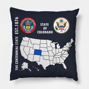 State of Colorado Pillow