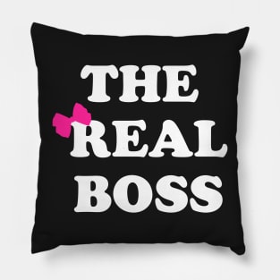 The Boss - The Real Boss Couple T-Shirt Pillow