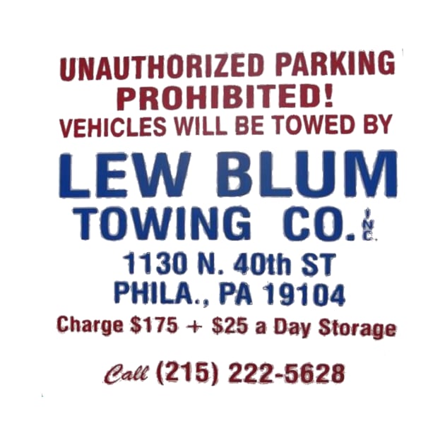 Lew Blum Towing by Philly Crumb Update